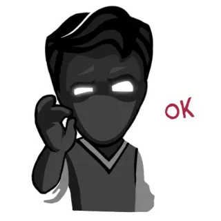👌 ok acuerdo, gesto, ok, aprobación, hombre telegram sticker