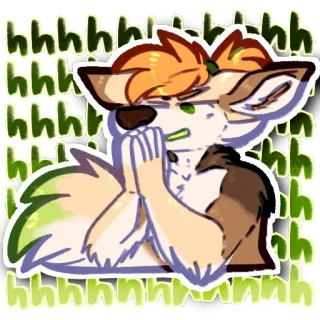 😡 hhhh Furry, Tier, Charakter, Meme, Lol, Süß, Cartoon, Ausdruck telegram sticker