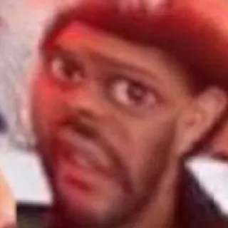 😧 The Weeknd singer, musician, portrait, facial expression, celebrity telegram sticker