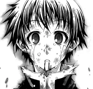 😭 Anime, Manga, Traurig, Junge, Weinend telegram sticker