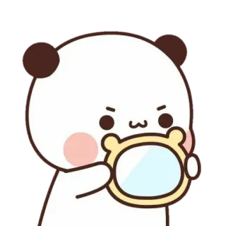 🐻 Panda, Niedlich, Tier, Cartoon, Bär telegram sticker