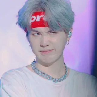 🤍 Suga kpop, ca sĩ, supreme, ban nhạc, thần tượng telegram sticker