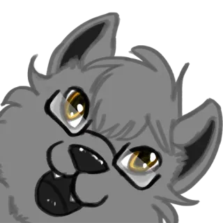💣 lobo, furry, animal, dibujo animado, dibujo, ilustración telegram sticker