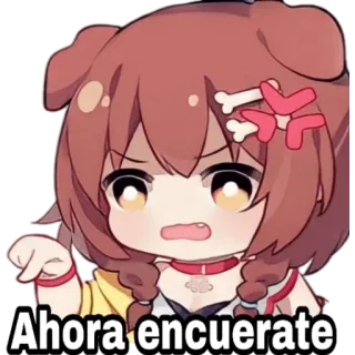 😳 Ahora encuentate dog, anime, cartoon, sticker, cute, funny telegram sticker