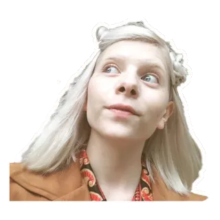 👀 Aurora Aksnes aurora, penyanyi, musisi, norwegia, selebriti, wanita whatsapp sticker