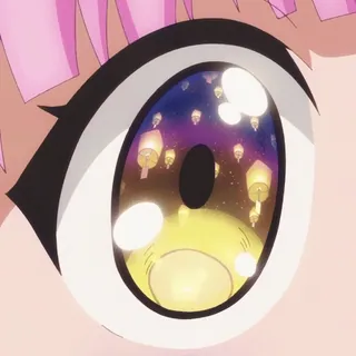 👁 ตา, อนิเมะ, โคมไฟ, ภาพสะท้อน, ประกาย, การ์ตูน, ภาพระยะใกล้ telegram sticker