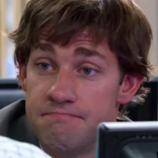 🗞 Jim Halpert The Office fernseher, büro, jim, halpert, comedy telegram sticker