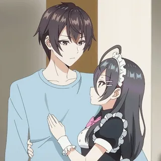 😈 Kiyotaka and Maid Classroom of the Elite whatsapp sticker