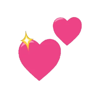 💕 corazón, amor, romance, rosa, san valentín, cariño, emoji, pixel art whatsapp sticker