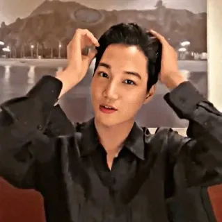 ⚖ Mann, Koreanisch, Porträt, gutaussehend, Prominenter, Asiatisch, Schauspieler telegram sticker