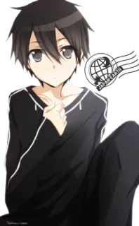 kirito) whatsapp stickers