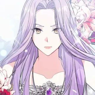✨ femme, portrait, style animé, art numérique, art de personnage telegram sticker