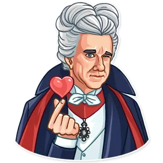 😘 แวมไพร์, การ์ตูน, หัวใจ, ความรัก, สัตว์ประหลาด telegram sticker