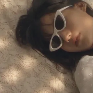 🔪 mulher, óculos de sol, retrato, pessoa, moda, sono telegram sticker