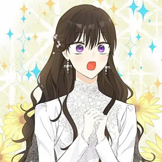 🥢 animé, fille, femme, dessin animé, surpris telegram sticker
