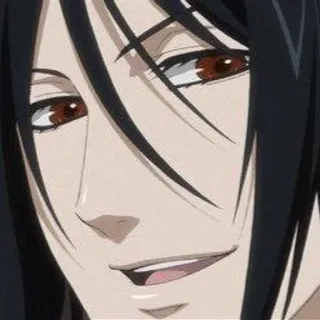 🔌 Sebastian Michaelis Black Butler อนิเมะ, มังงะ, เซบาสเตียน มิคาเอลิส, คนลึกไขปริศนา, ตัวละคร, ปีศาจ telegram sticker