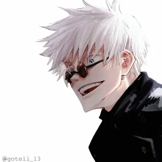 💠 Satoru Gojo Jujutsu Kaisen @goteii_13 Anime, Manga, Jujutsu Kaisen, Gojo Satoru, Gojo whatsapp sticker
