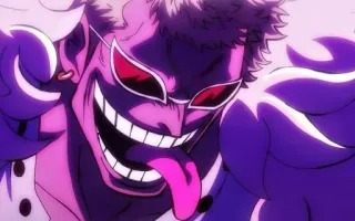 😈 Donquixote Doflamingo One Piece Anime, Manga, Bösewicht, Doflamingo, One Piece, Charakter telegram sticker