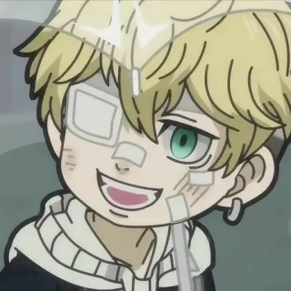 ⚜ Anime, Charakter, Chibi, Süß, Manga, Einäugig telegram sticker