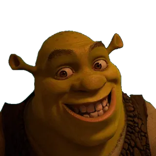 😁 Shrek ogro, Dreamworks, filme, animação, comédia whatsapp sticker