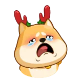 Акио помощник Санты @TgEmojis telegram emojis 😭
