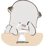 😭 @FirstSticker kucing, stiker, lucu, sedih, menangis, emosional telegram sticker