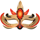 👓 masque, mascarade, carnaval, fête, décoration telegram sticker