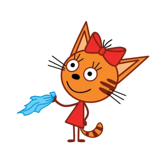 Три кота: Эмоции whatsapp stickers