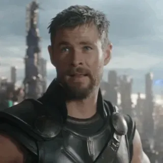 ⚡️ Thor Marvel, Superheld, Donnergott, Chris Hemsworth telegram sticker