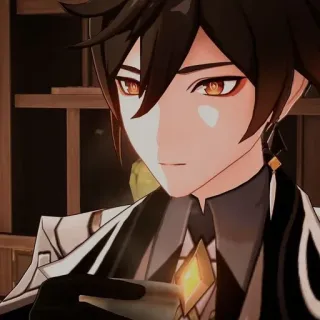 🍵 Zhongli Genshin Impact Anime, Gra wideo, Genshin Impact, Zhongli, Postać, Męski telegram sticker