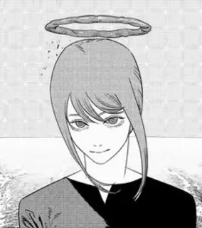 😼 Makima Chainsaw Man makima, chainsaw man, anime, manga, halo telegram sticker