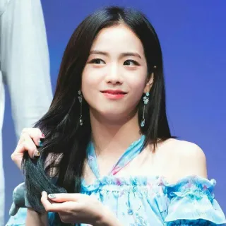 💙 Jisoo K-pop, Idole, Chanteuse, Femme, Célébrité, Mode, Beauté, Style telegram sticker