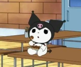 🖤 Kuromi Kuromi, Sanrio, Anime, Kawaii, Desenho animado whatsapp sticker