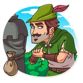 Robin Hood :: @TgSticker telegram stickers