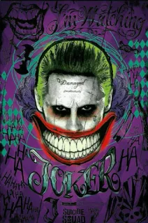 👿 Joker Suicide Squad I'm Watching, Damaged Joker, Suicide Squad, Villain, Comic Book, DC Comics, Movie telegram sticker