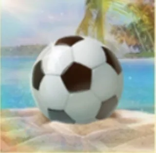 🌅 soccer ball, beach, ball, sport telegram sticker