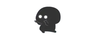 ✨ adesivo, cartone animato, personaggio, gesto offensivo telegram sticker