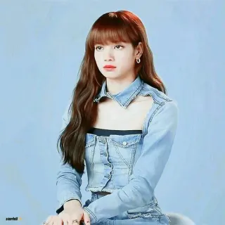 😐 Lisa Lisa, Blackpink, K-pop, cantante, moda, celebrità telegram sticker