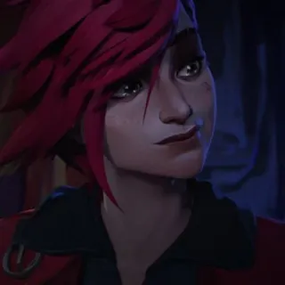 🕳 Vi Arcane Arcane, League of Legends, Vi, Cartoni animati, Serie animata, Netflix telegram sticker
