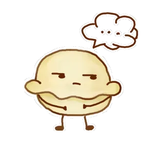 😐 ... adesivo, zangado, desenho animado telegram sticker