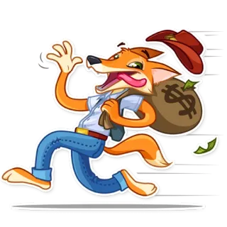 Cowboy Fox telegram stickers