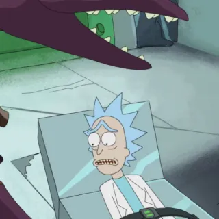 🛸 Rick Sanchez Rick and Morty Rick, Rick and Morty, Cartoon, Erwachsenenanimation, Science-Fiction, Animationsfilm, TV-Serie telegram sticker