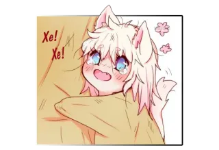 🥰 Xe!
Xe! животное, мультик, милый, каваий, объятие, анимированный telegram sticker