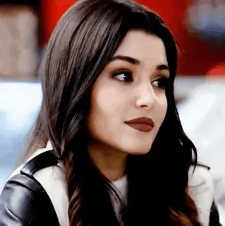 ♥️ kobieta, portret, brunetka, osoba, Hande Erçel telegram sticker