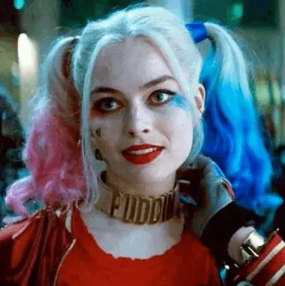 😐 Harley Quinn Suicide Squad PUDDIN Harley Quinn, DC Comics, Puddin, Margot Robbie, villana, antihéroe, personaje de cómic telegram sticker