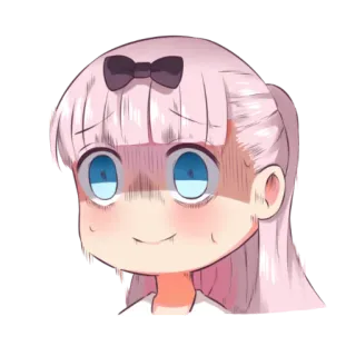 Fujiwara Chika by @anime_stickerr telegram stickers