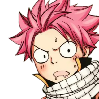 😳 Natsu Dragneel Fairy Tail Anime, Mangá, Fairy Tail, Natsu Dragneel, Engraçado, Kawaii telegram sticker