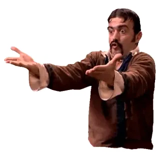 😵 homme, choqué, confus, portrait, acteur, personne telegram sticker