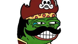 😂 pepe, pirata, meme, desenho animado, adesivo telegram sticker