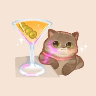 Pastel Cats 🍭 @TengenSama whatsapp stickers